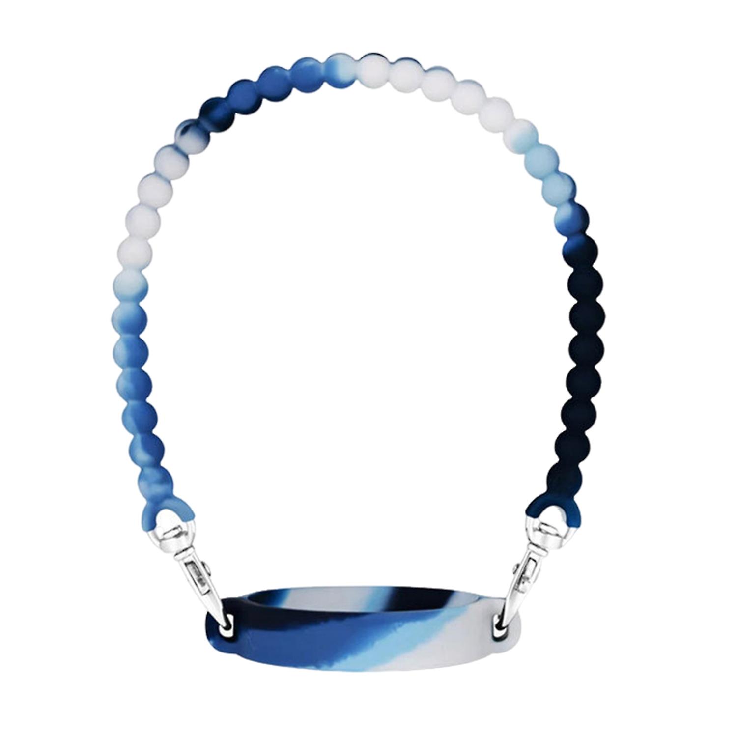 OuZhan Universal Silicone Water Bottle Sling Adjustable Anti-slip Gradient Colour Beads Drink Holder