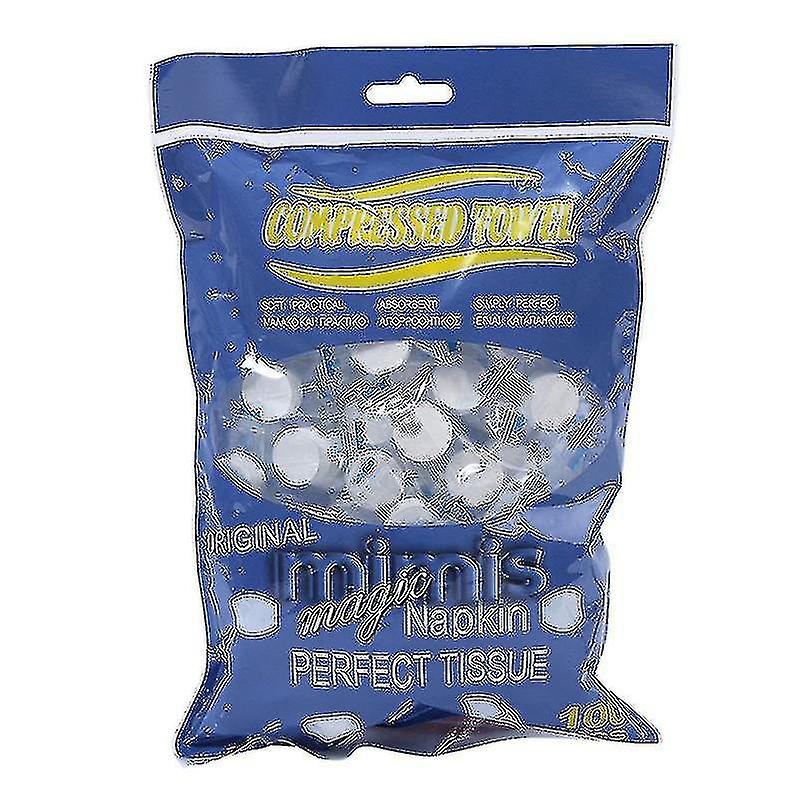 100pcs Disposable Compressed Towels Tablet Capsules Washcloth