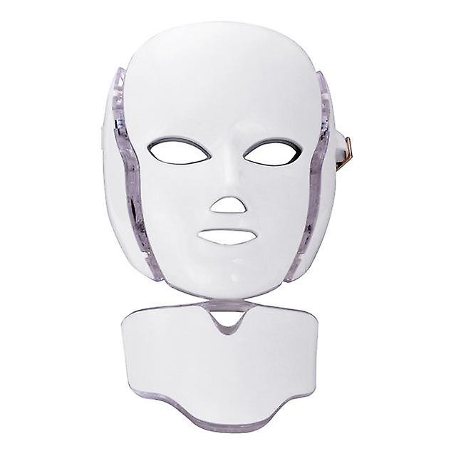 7 Colors Facial Mask Photon Therapy Skin Rejuvenation Brightening Shrink Pores Device Light Anti Acne Tighten Skincare Tool