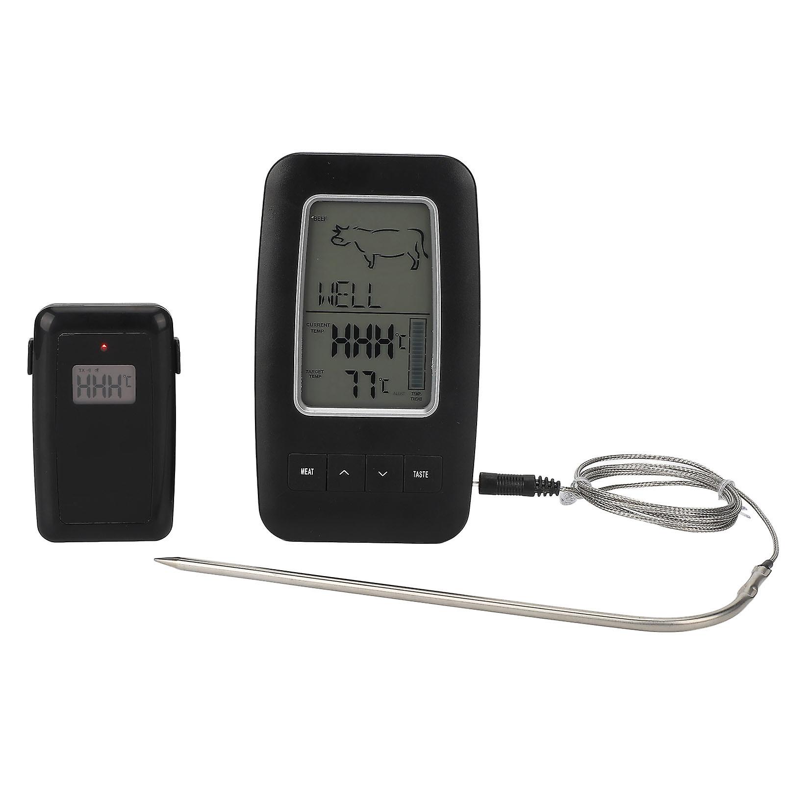 BBQ Thermometer Wireless Digital Instant Read Grill Thermometer with Probe for Kitchen Cooking Grilling Baking