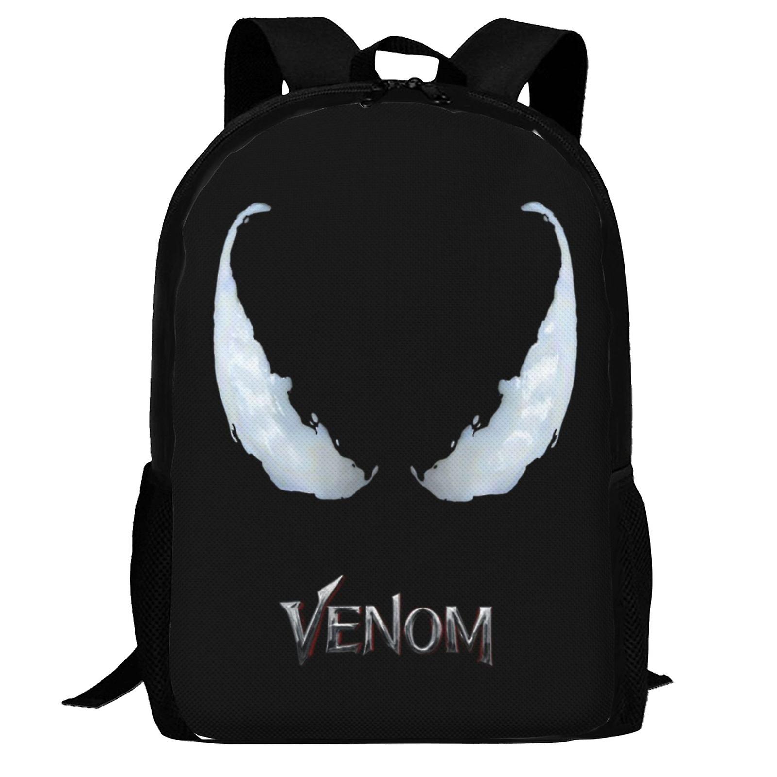 Venom Backpack,3d Print Laptop Backpack Lightweight Casual Daypack Bookbag Multi-Function Travel Backpack