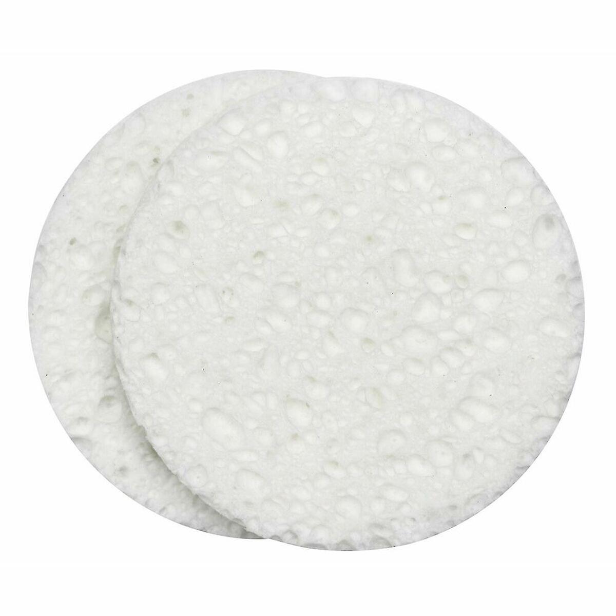Face Sponge QVS 2523516 Cellulóz White (2 Uds)