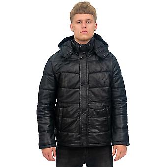 Fleece Lined Leather Jacket Mens Patagonia Diamond Quilted Bomber