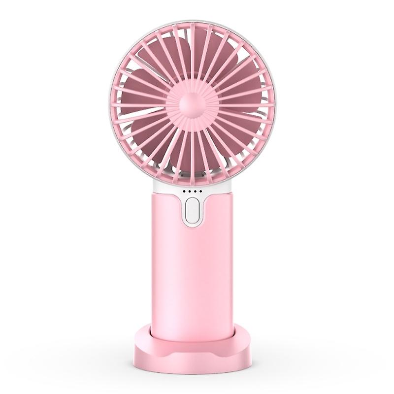 Handheld Mini Silent Fan, Colour: X2 Pink X2 Pink