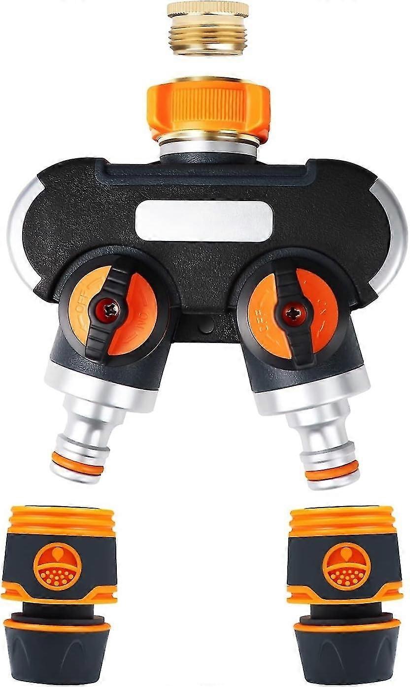 Two-way water dispenser with waterer spout, 1/2" quick connect hose