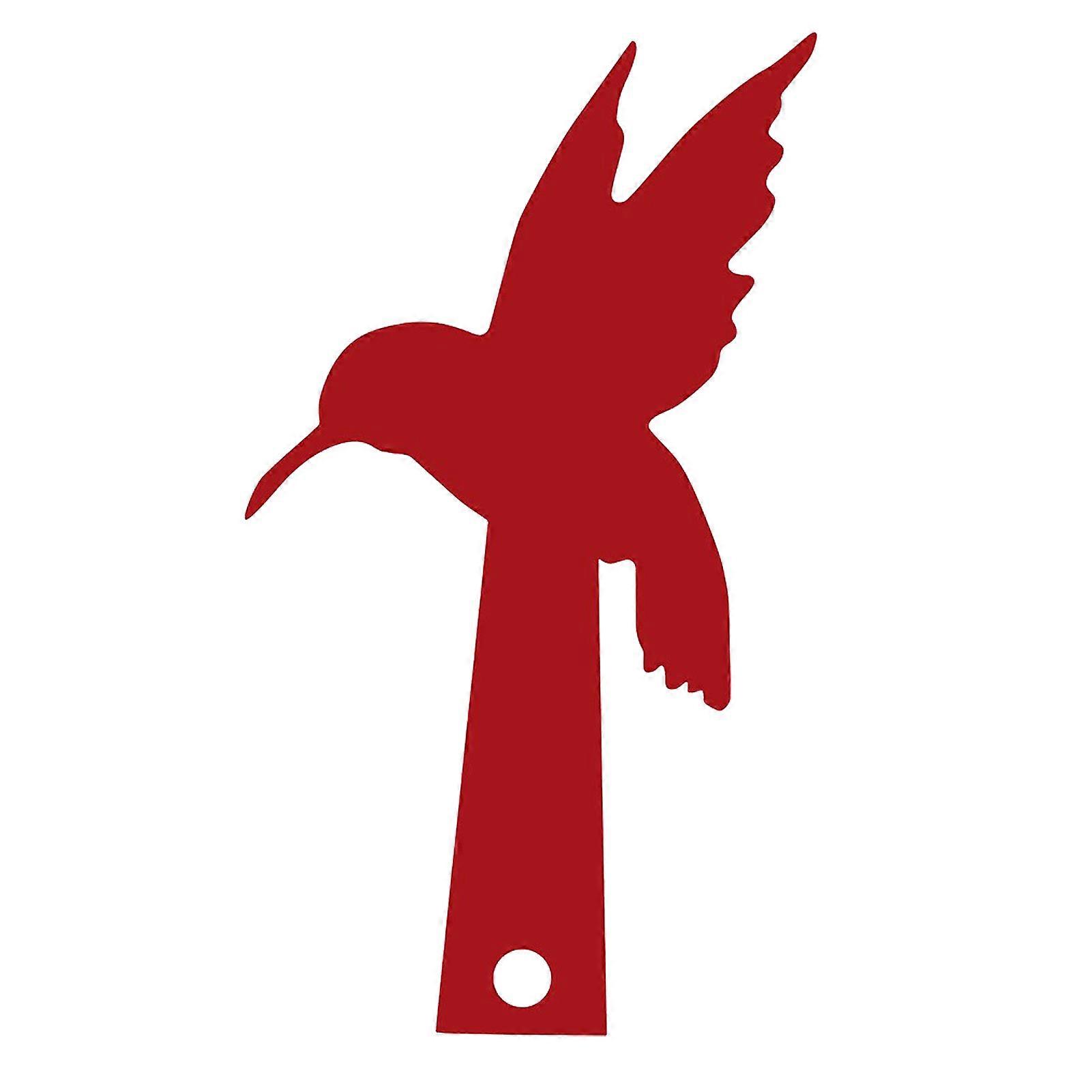 (Líder rojo de 24 cm) Decoración creativa del buzón de paloma roja Decoración de artesanías del logotipo del buzón Red Leader