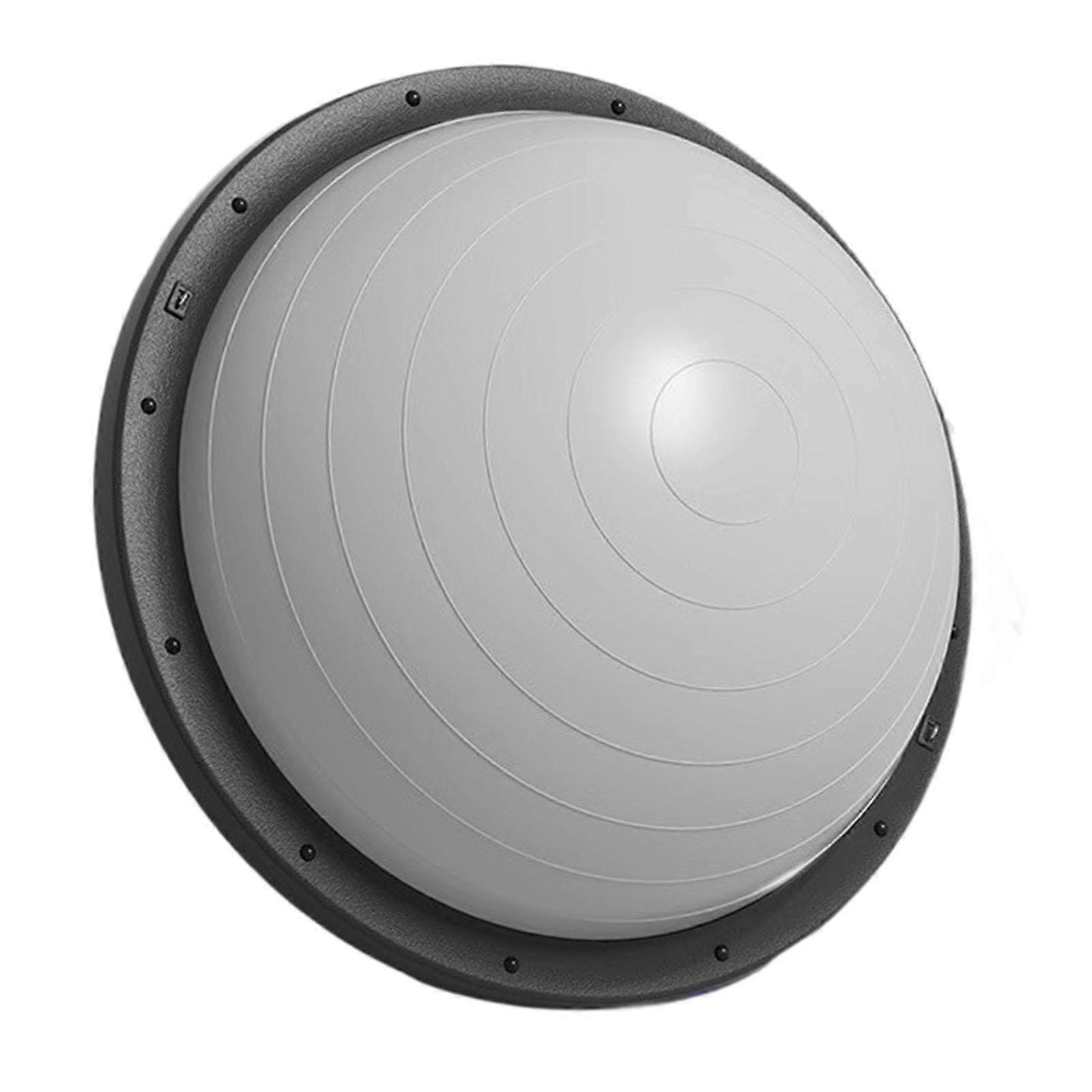 バランスボール滑り止めフィットネスエクササイズボールワークアウトホーム体操スタイルグレー