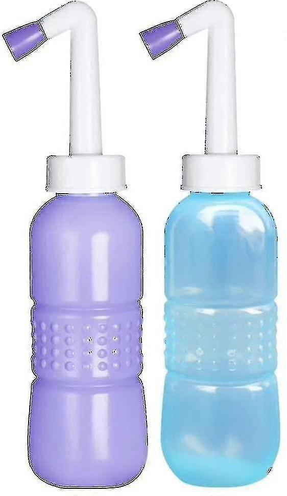 2024 Portable Bidet 2pcs Mobile Bidet Shower Bottle Travel Handheld Bidet 450ml