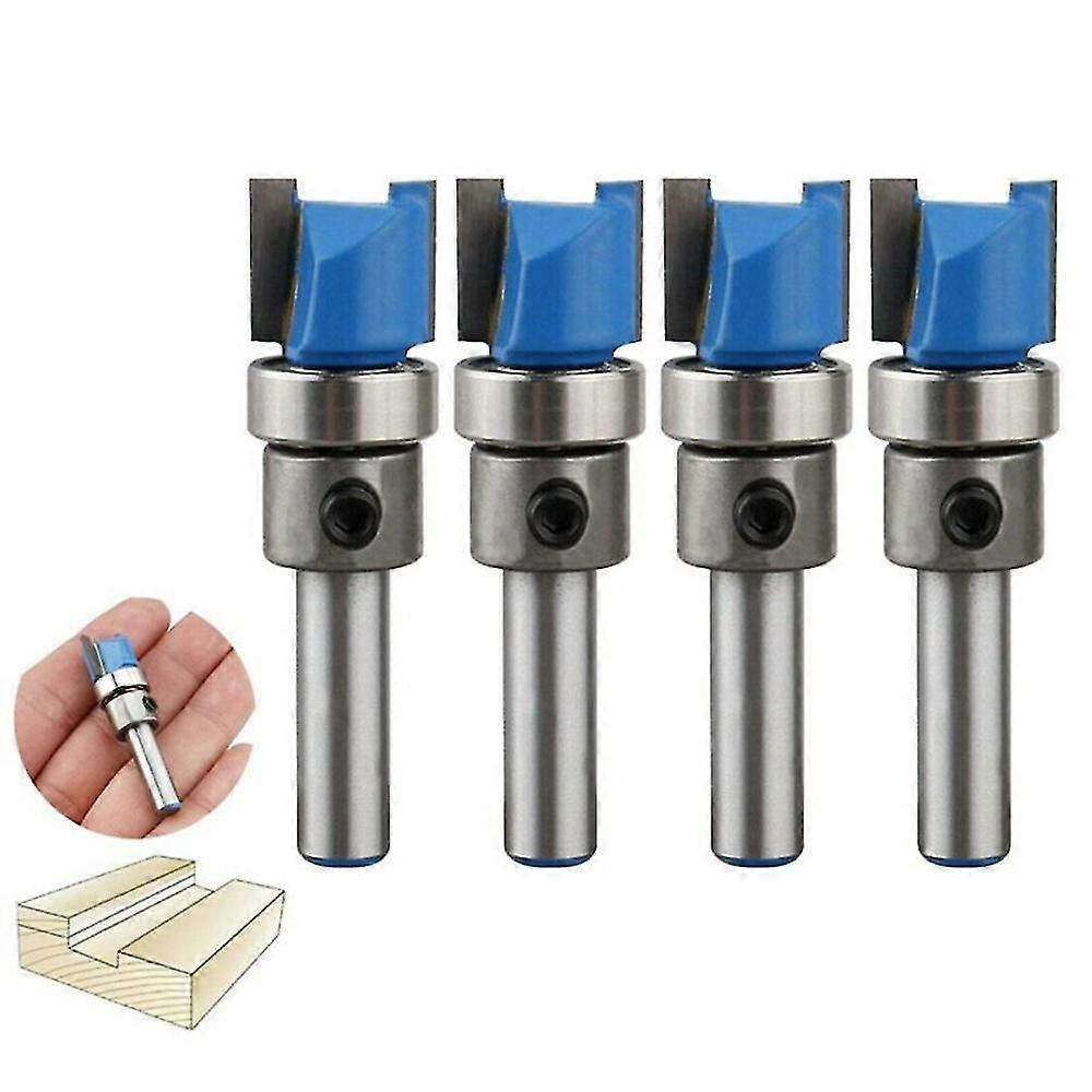 1/4pcs Shank Mortise Template Flush Trim Router Bit Woodworking Cutter