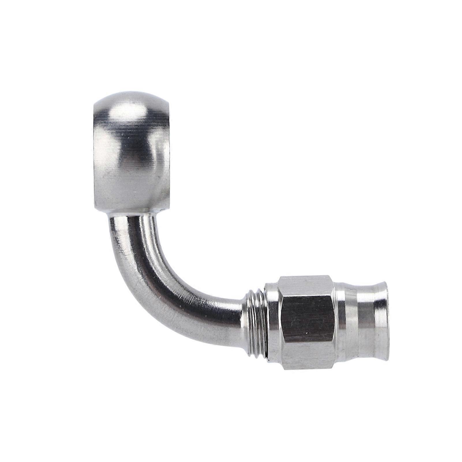 AN?3 Banjo Øyebrems Slangekobling Rustfritt Stål 90 Adapter Biltilbehør YEMAA