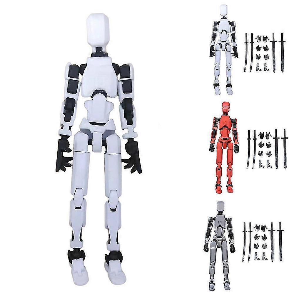 2024 T13 Action Figure, Titan 13 Action Figure, Robot Action Figure, 3D Printed Jointed Movable Figure Toys, Kids Gifts -Sy
