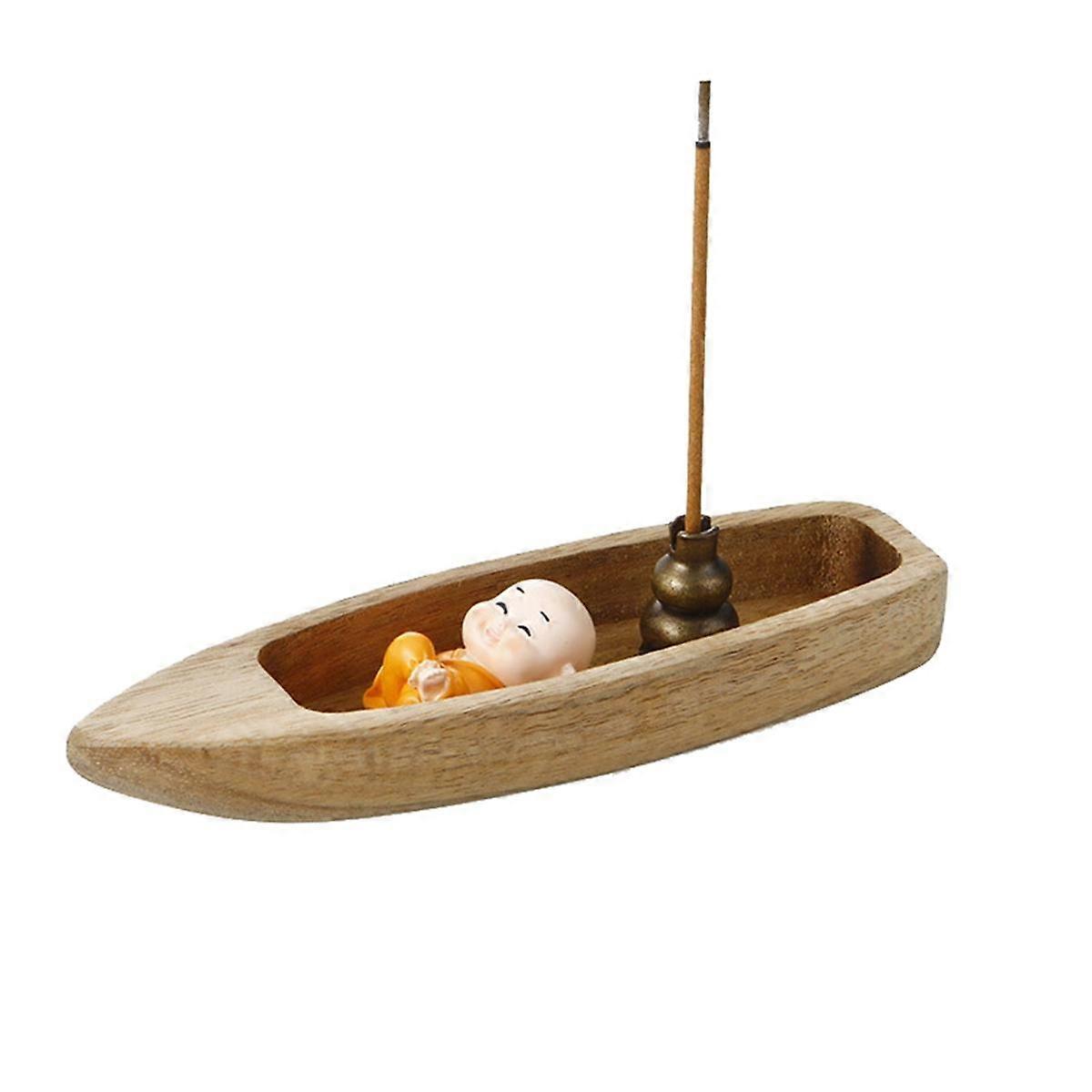 Incense Burner Household Indoor Set Line Incense Gourd Incense Insert Boat Yoga Lover Gift B
