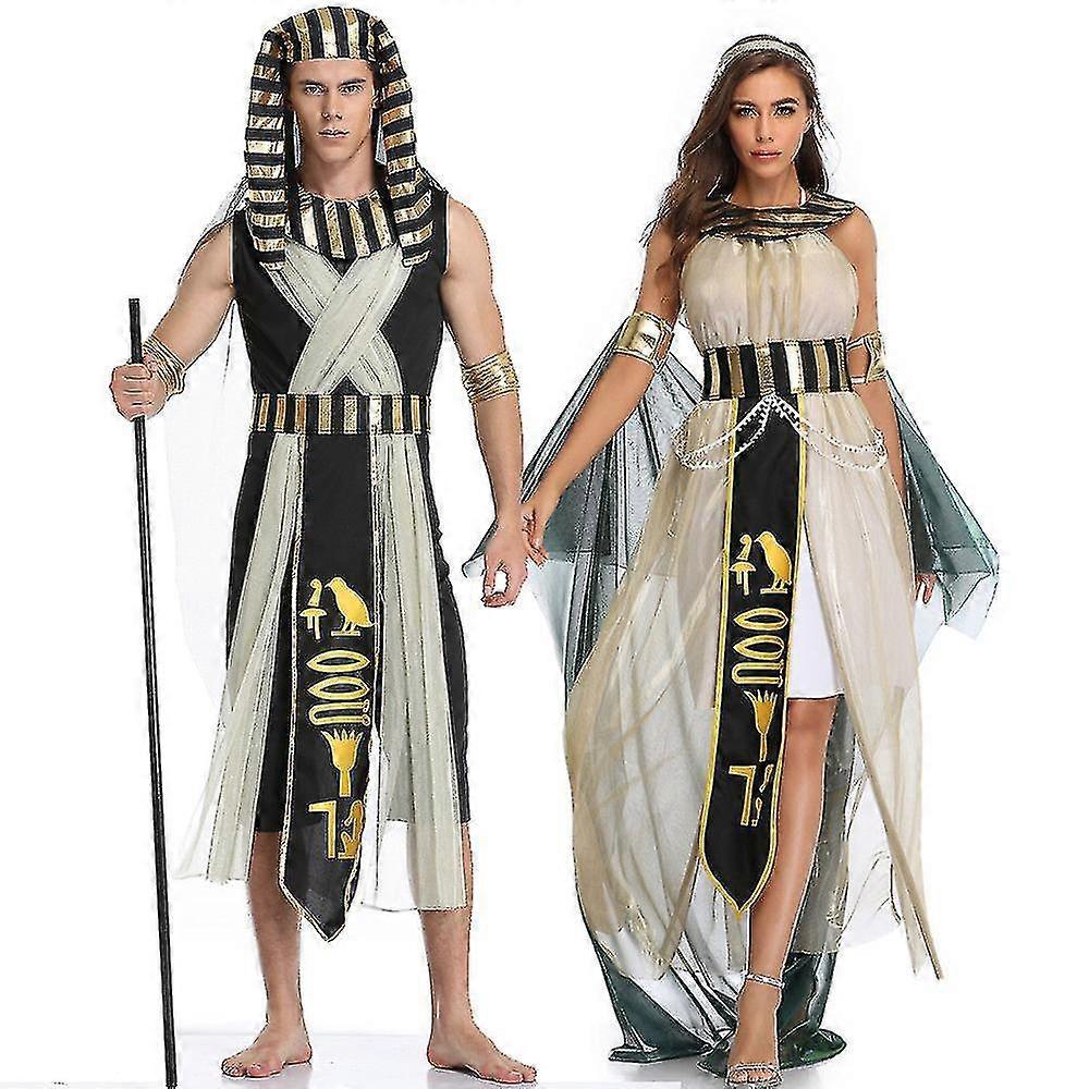 古代エジプト エジプト ファラオ王 皇后 クレオパトラ 女王 コスプレ 男性用 女性 ハロウィン カーニバル パーティー 衣装