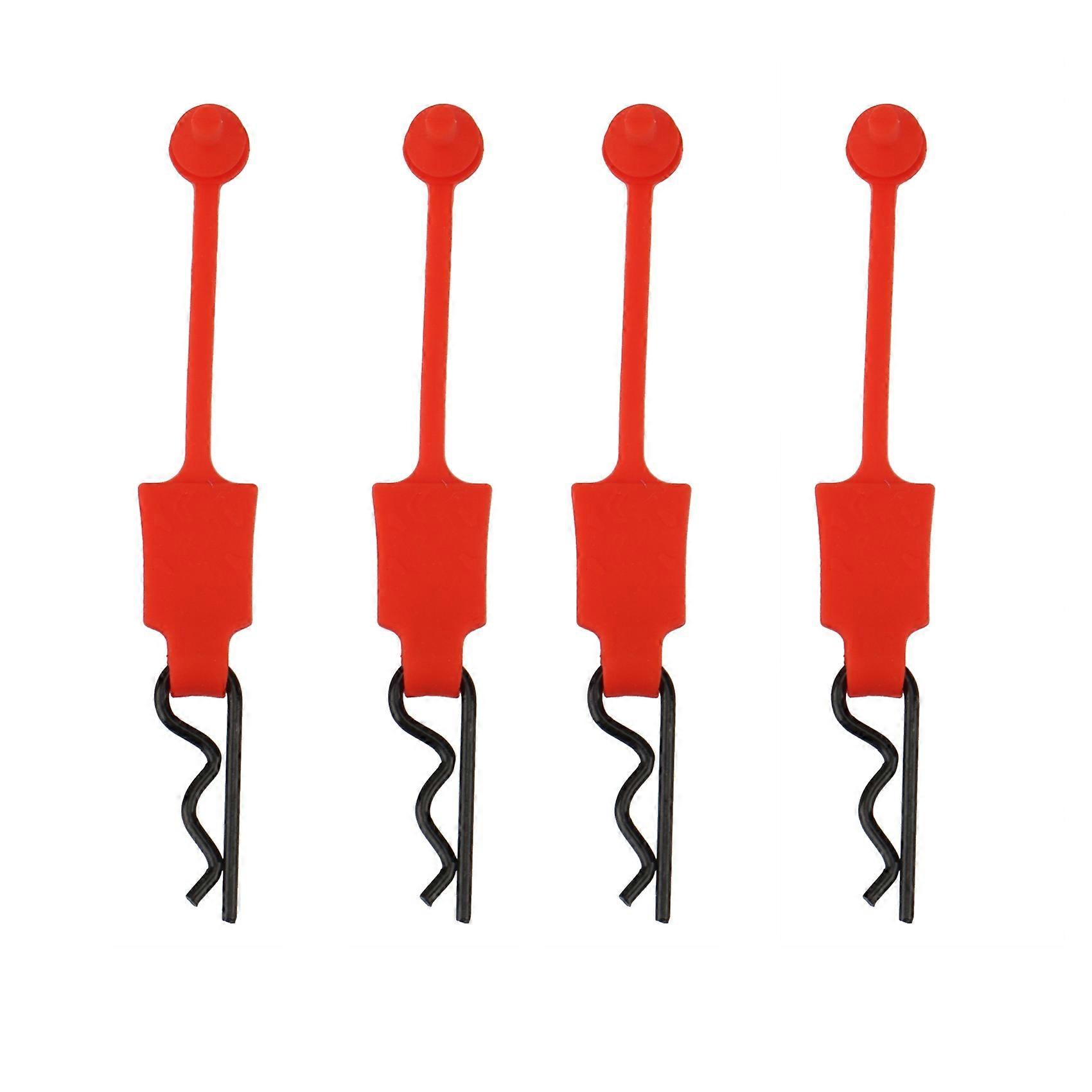 4Pcs Rubber Car Body Clip Retainer Shell Fixed Buckle Lock for 1/10 ARRMA Senton Granite Slash UDR