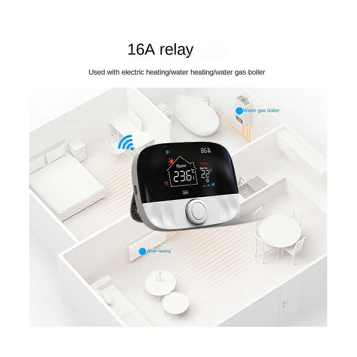 Smart Tuya Thermostat Wifi RF LCD Screen Controller Suitable for Underfloor Heating Gas Boiler Supp