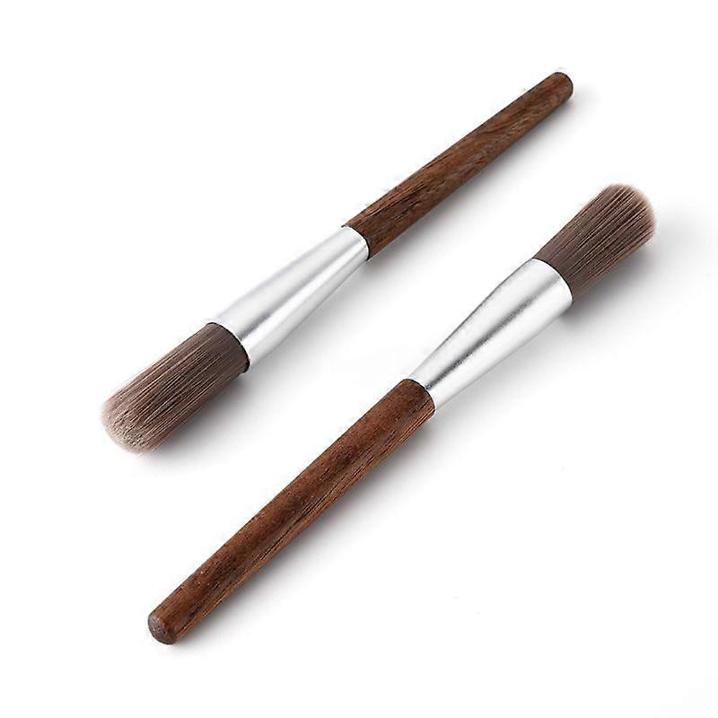 Coffee Grinder Machine Cleaning Brush Bristles Dusting Brushes with Wood Handle