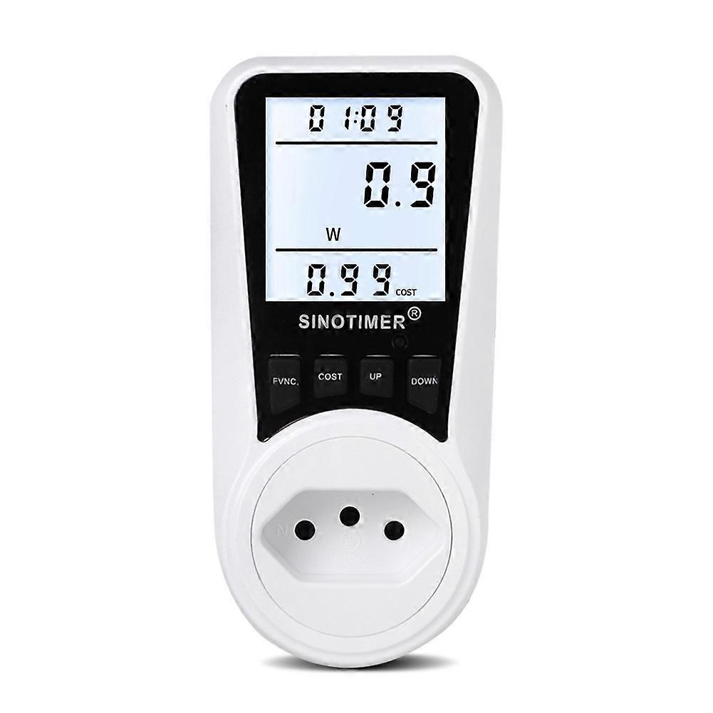 Digital Wattmeter AC Power Meter Electric consumption Energy Meter EU Plug Socket Power Kilowatt Wattage Voltage Indicator 220V