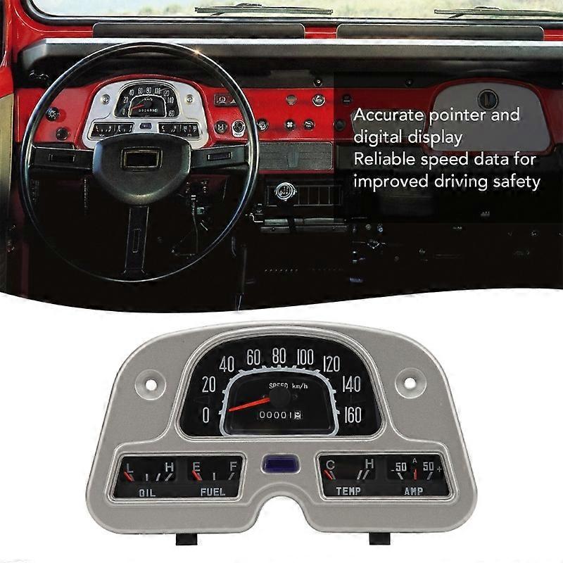 Clear Display Car Speedometer Dashboard Assembly Meter Gauge Cluster for FJ40 FJ45 BJ40 1974-1980 83100-60180 8310060180