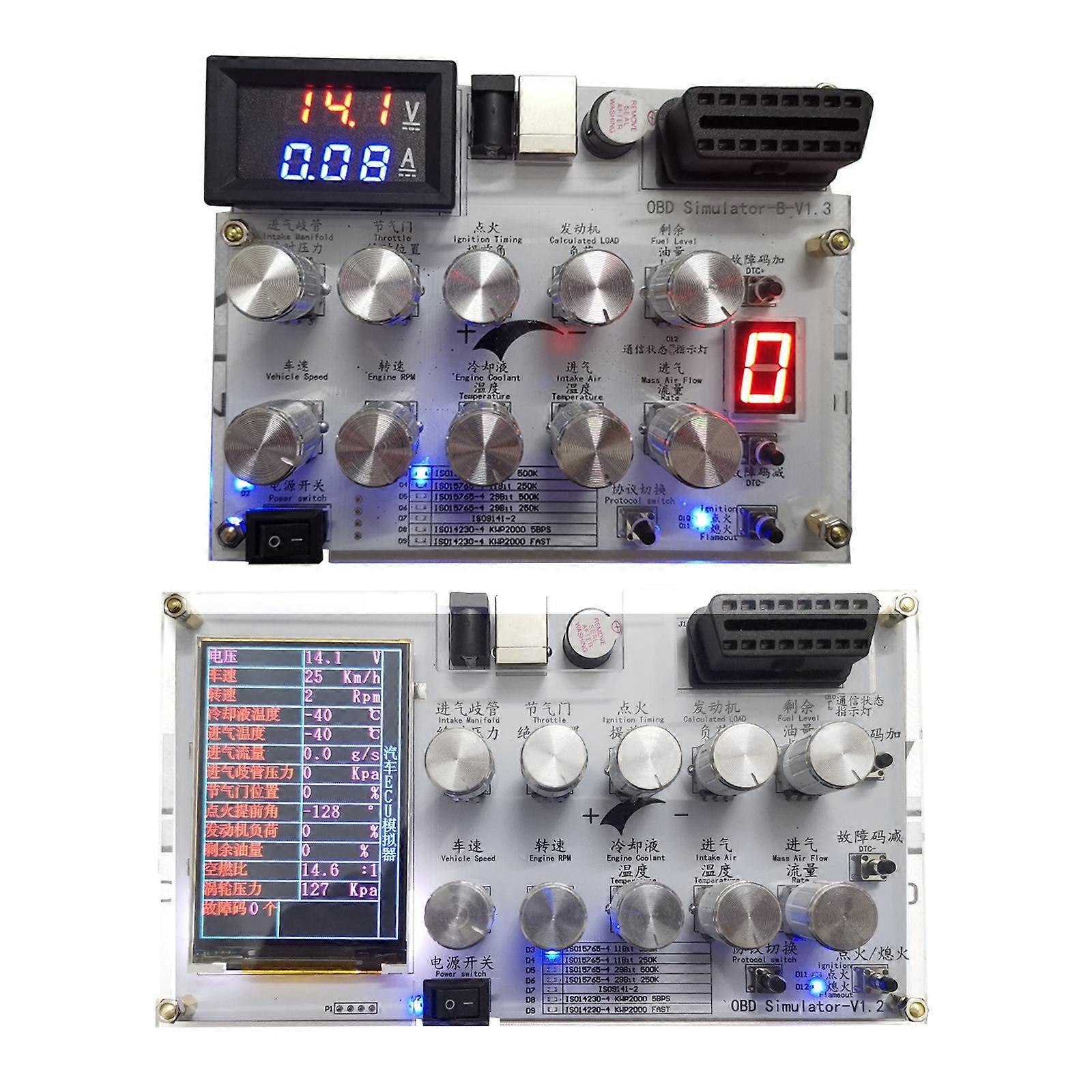 Bil ECU Simulator / OBD Simulator / J1939 / OBD II / ELM327 Utviklingstest / CAN-lager