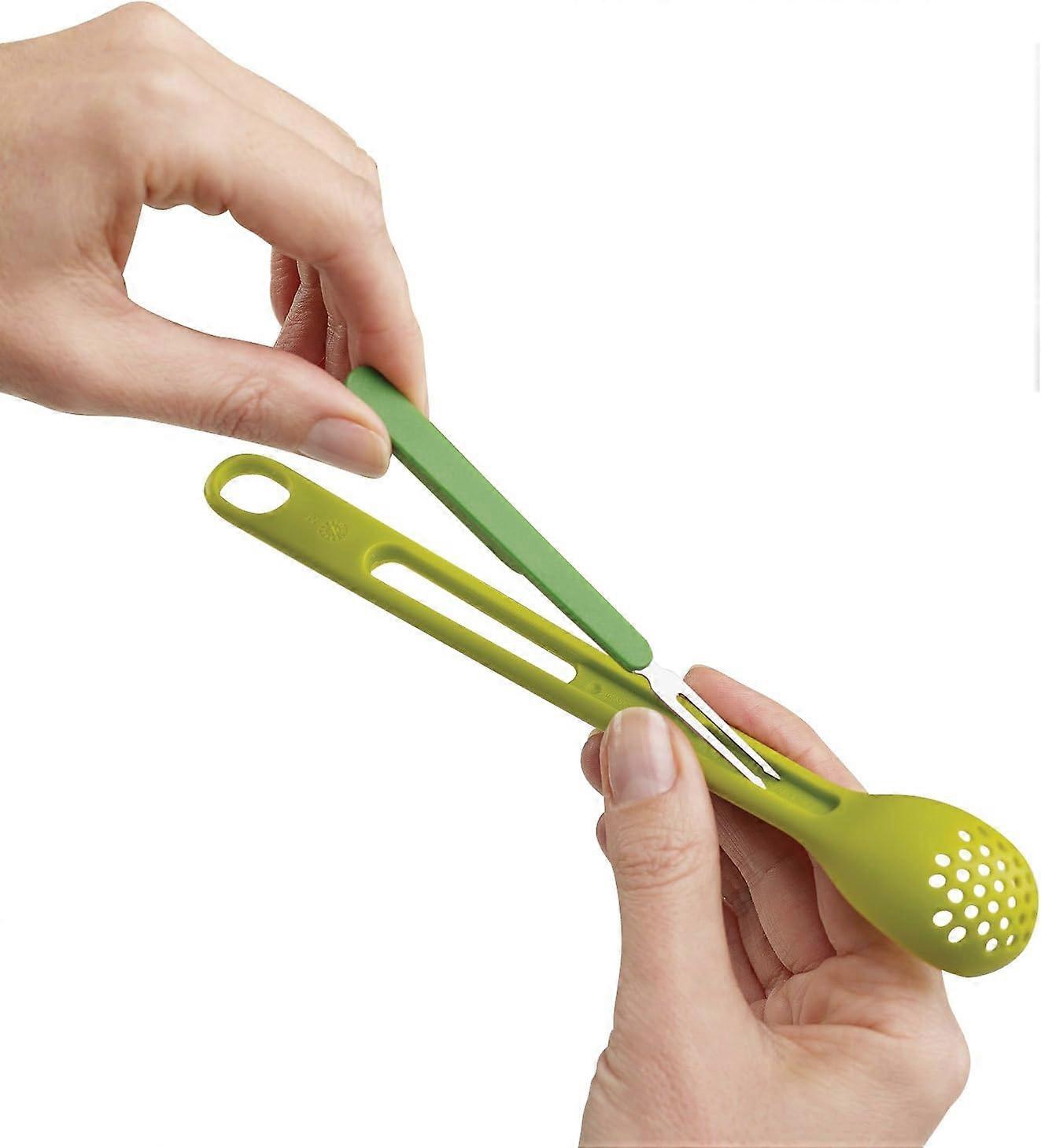 Creative Kitchen Canning Spoon 2-in-1 Long Handle Strainer,2024 Ping