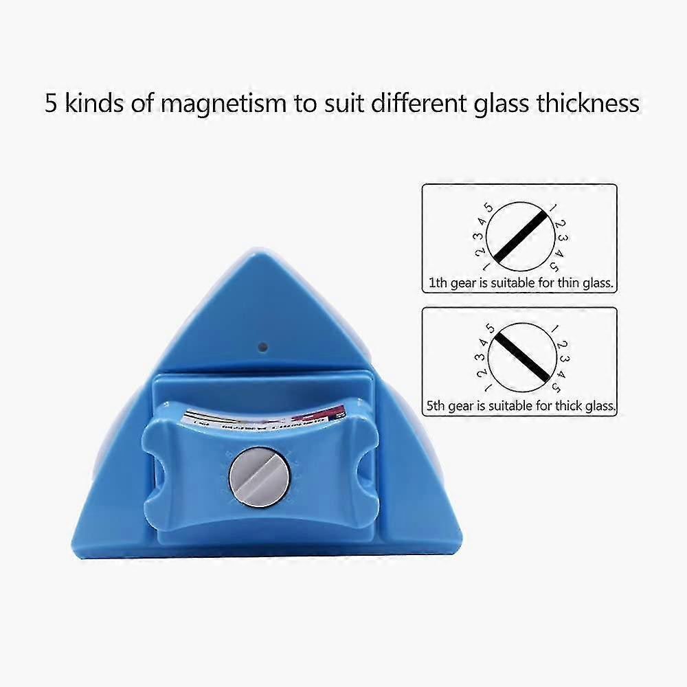 Double Latrale Magntique Nettoyant Pour Vitres, Rglable Magntique Double Vitrage Wiper Glider Lave-linge Quipement De Nettoyage Brosse Outils D'essuie