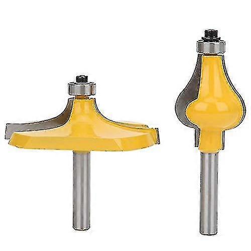 Set Of 2 Glue Cutters For Woodworking, Grooving Cutters For Router, 12mm Shank
