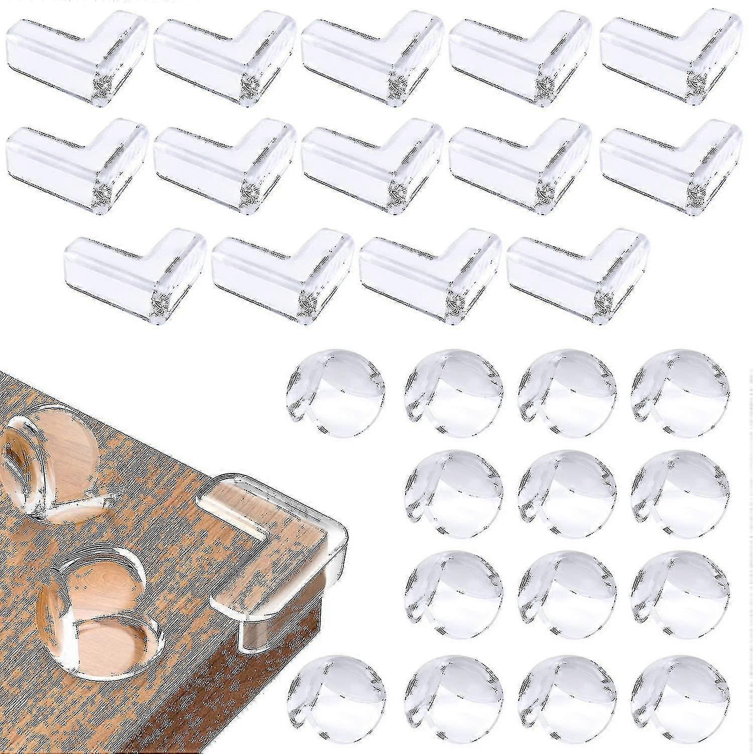 28pcs Corner Protection And Edge Protection, For Table And Furniture Corners, Child