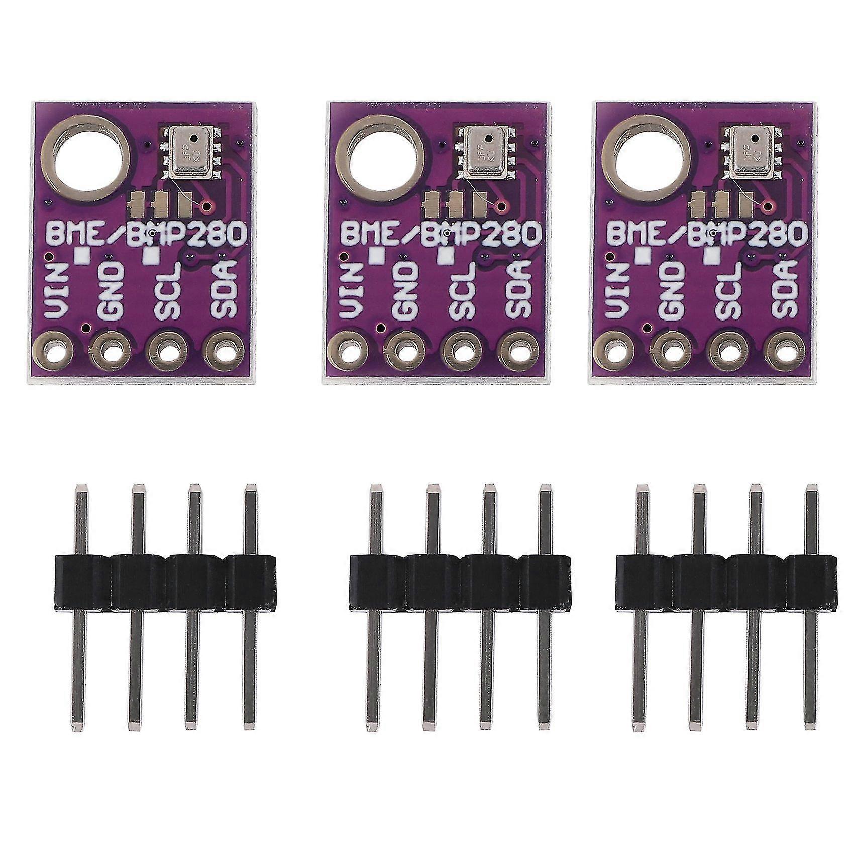 3Pcs BMP280 Compatible with BMP280 Digital 5V Temperature Humidity Sensor Atmospheric Barometric Pr