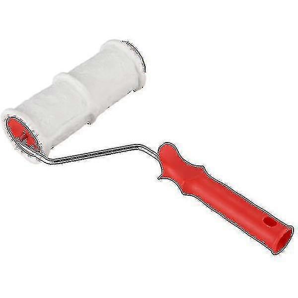 Brick Pattern Paint Roller Household Wall Decoration Brush 1pc White