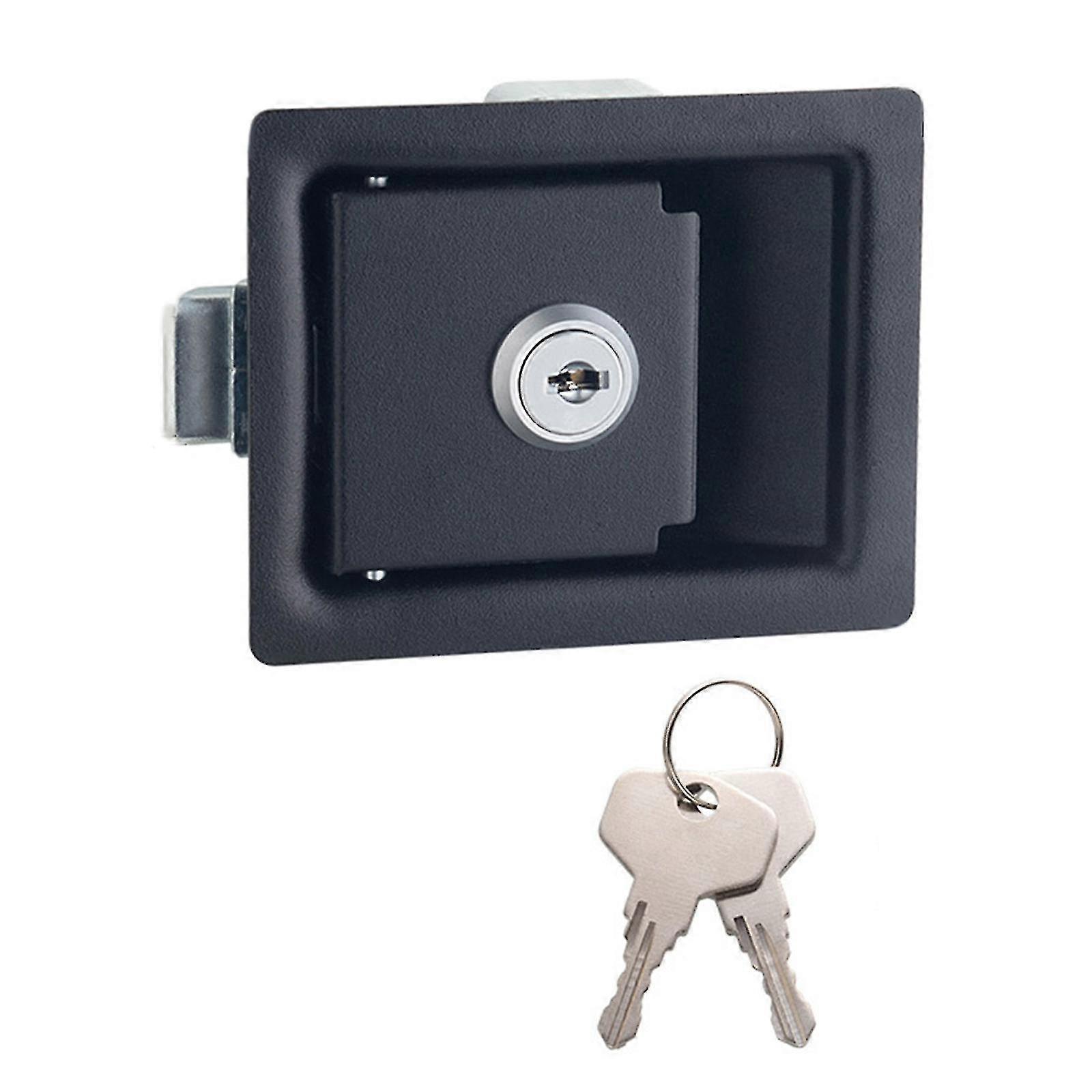 Rv Travel Trailer Entry Door Lock Polar Paddle Deadbolt Pull Type Panel Lock