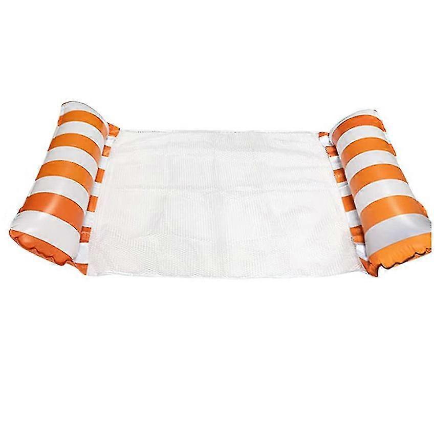 Inflatable Hammock, Pool Float Lounge Water Chair Water Hammock 4-in-1 Ultra Comfortable Air Mattress Floating Water Bed