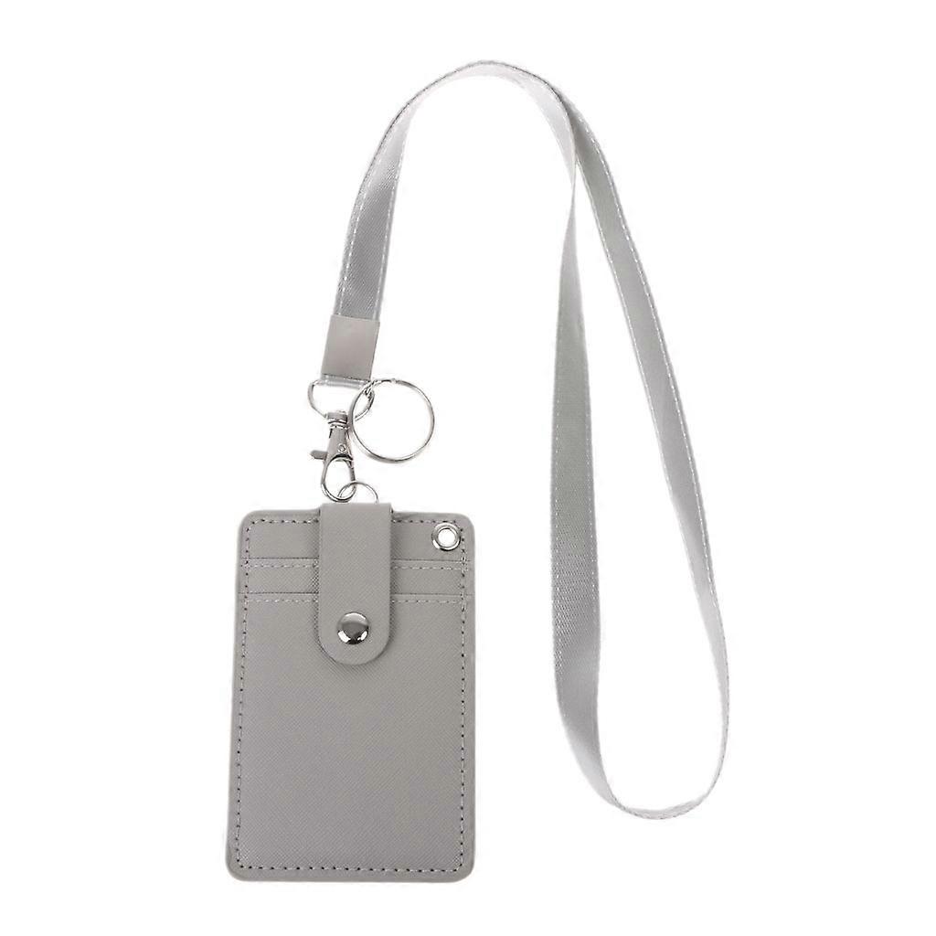 Office Work School ID Card Badge Holder with Keyring Rope Layards Neck Strap