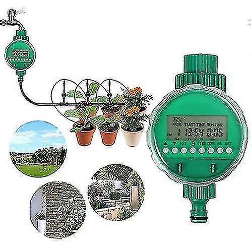 Lcd Waterproof Digital Water Timer Automatic Irrigation Watering Timer Electronic Garden Irrigation Controller