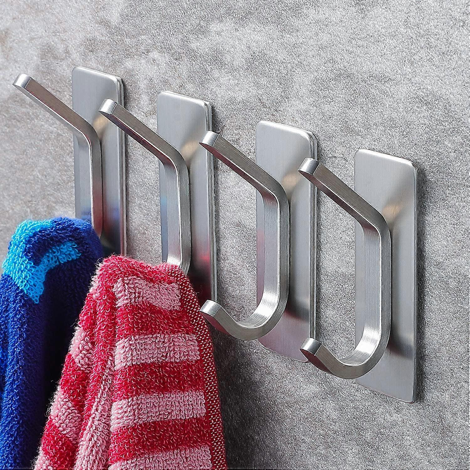 4 Packs Adhesive Hook