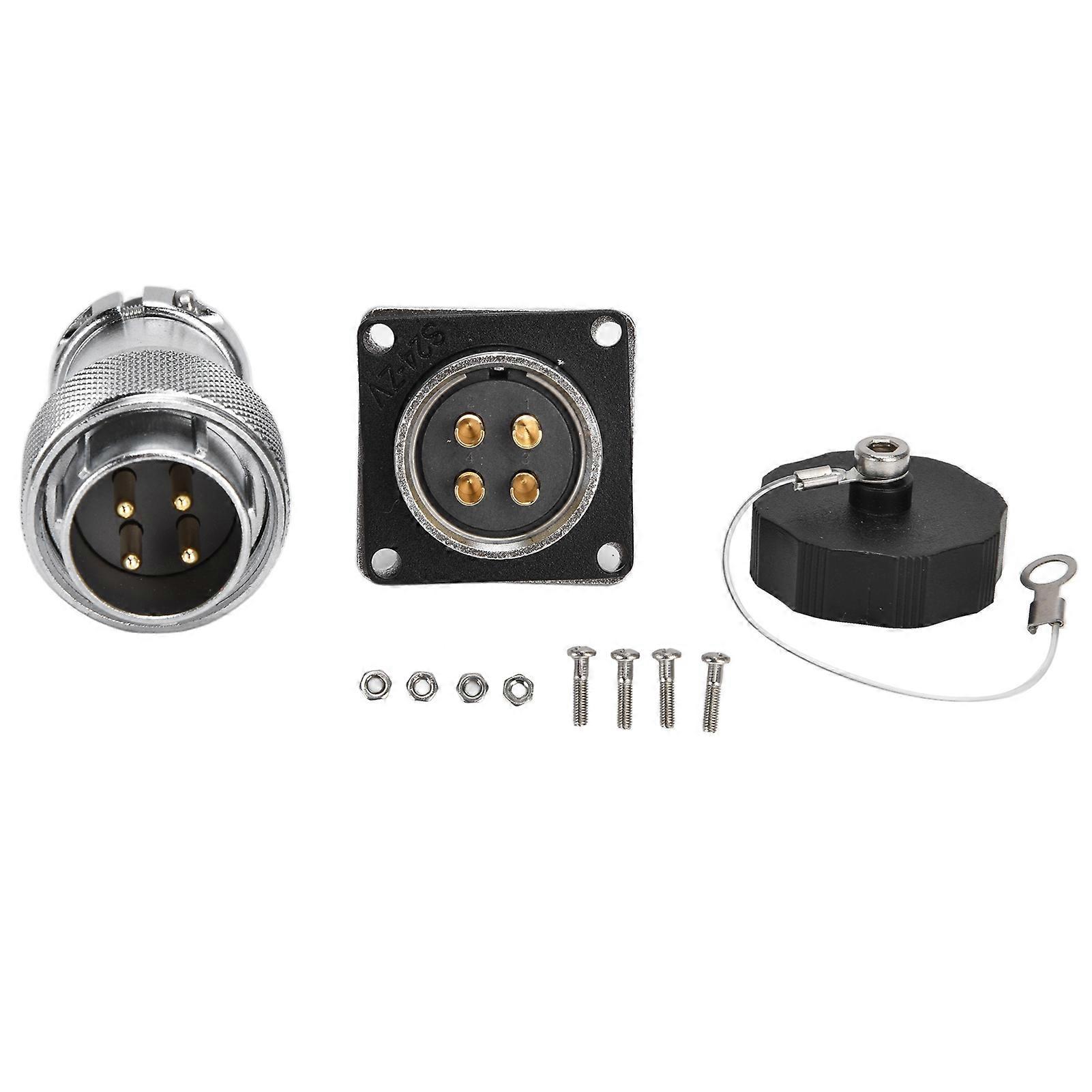 Aviation Connector AC 500V Stable High Strength Waterproof Power Supply Plug Socket Adapter