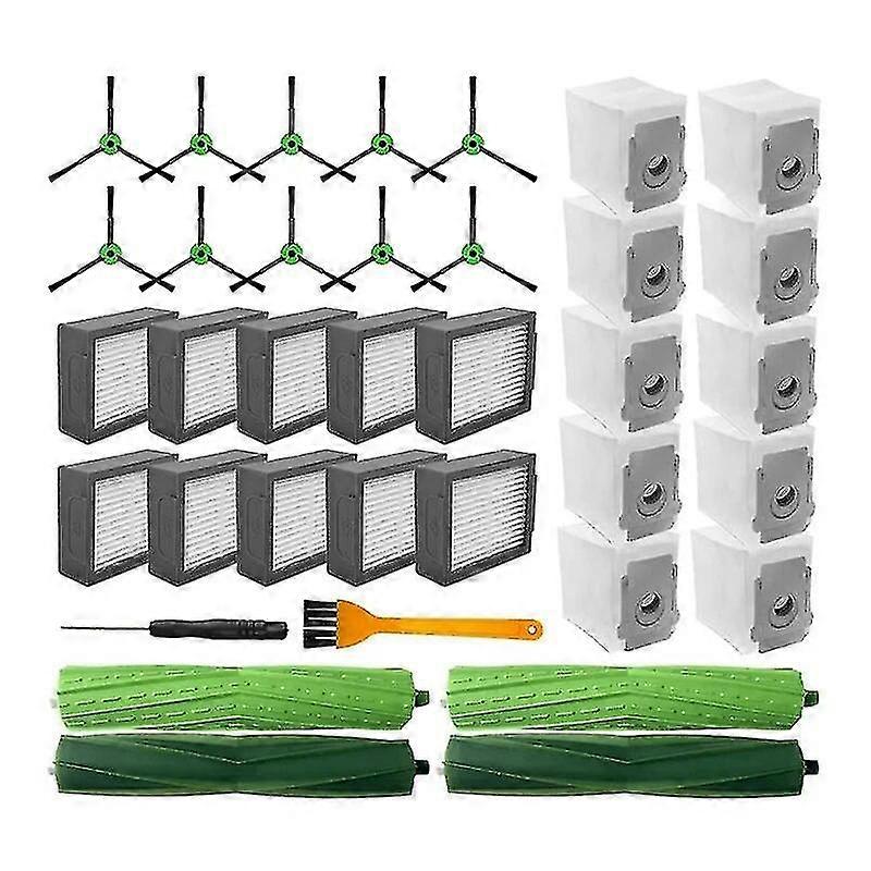 For Irobot Roomba Combo I5, I5 , J5, J5 Plus Spare Parts Accessories Main Side Brush Hepa Filter Dust Bags