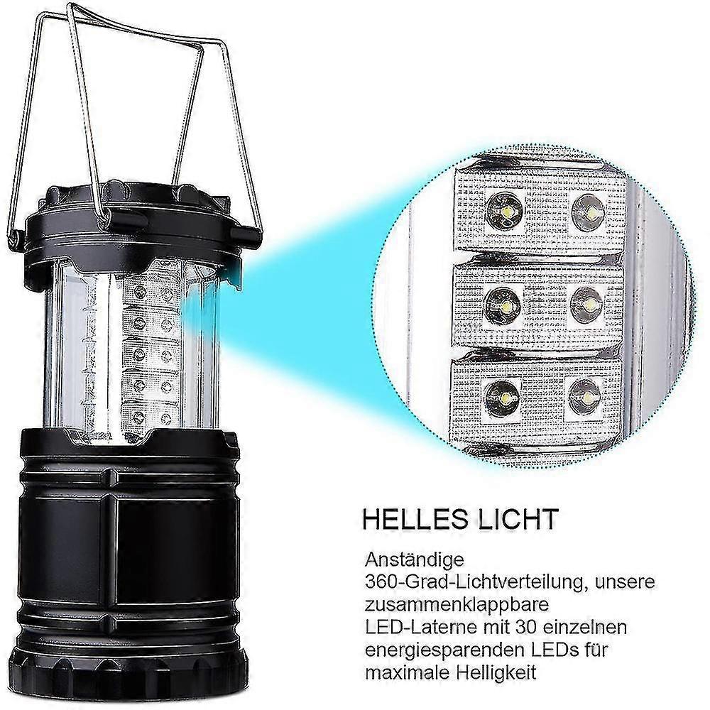 Led Camping Lamp Solar, Waterproof Led Camping Lantern, Emergency Lamp With Handle, Need To Install A Battery For Hiking