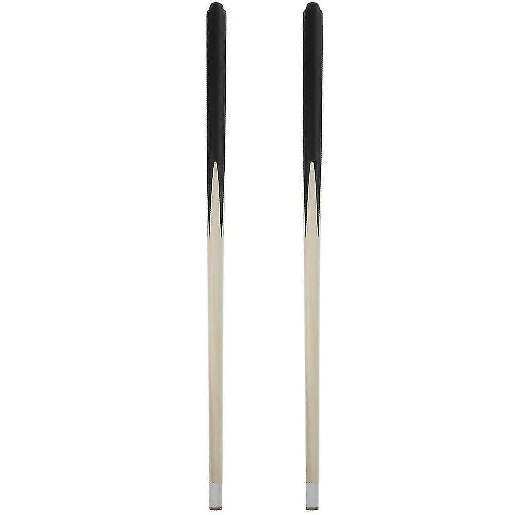 2pcs Pool Cue Wood Billiard Cue Stick Convenient Cue Stick Short Pool Cue Sticks