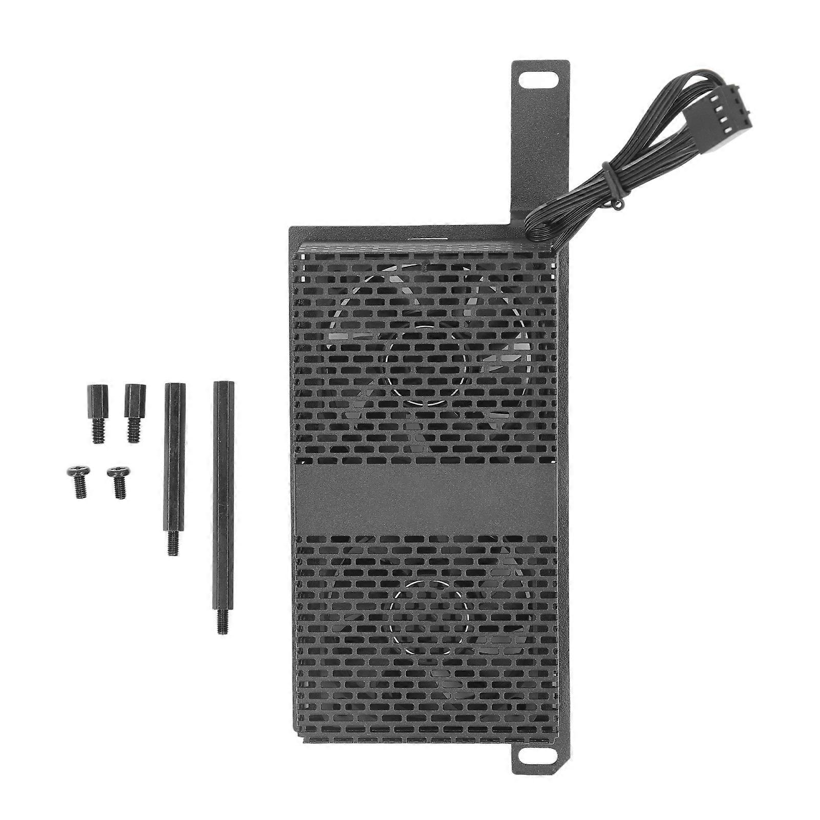 Dissipatore di calore attivo di memoria 4 Pin PWM Silenzioso Doppia ventola 5020 DDR5 Modulo di memoria Radiatore per scheda madre ATX
