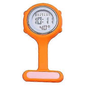 Electronic Multifunctional Nurse Watch Silicone Nurse Watch Luminous Alarm Chronograph Digital Chest Watch