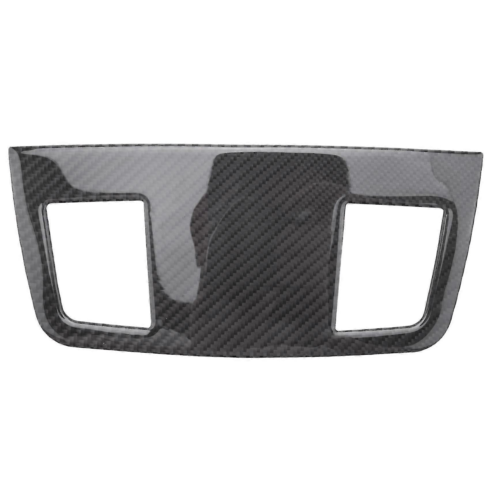 for - E90 E92 E93 3 Series Car Interior Carbon Fiber Dashboard Speaker Panel Decoration 2005-2012