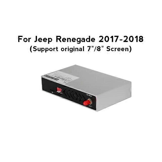 Wireless Apple Carplay For  Jeep Renegade 2017-2018 Android Auto Module Decoder Box AirPlay Function Support Camera