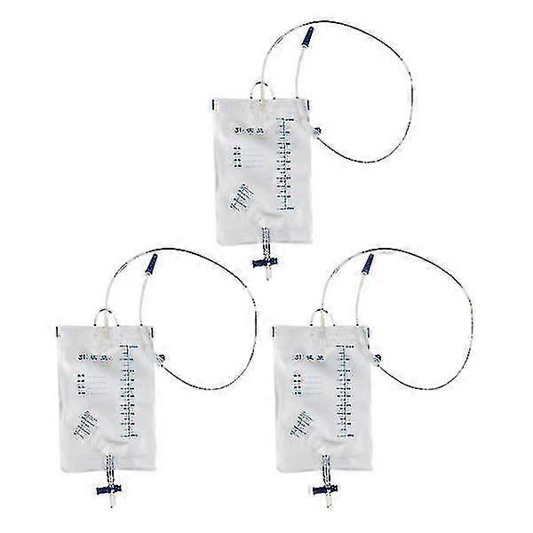 3stk engangs urinpose lang kateterpose patient dræningspose efter operationen