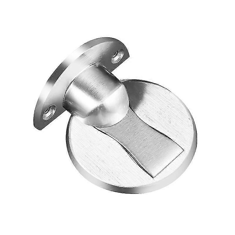 Magnet Door Stop Non-perforated Six-color Optional Door Frame (silver)