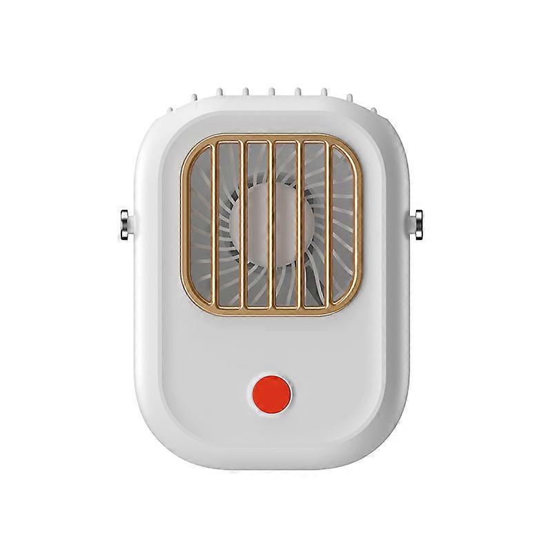 Usb Bærbar Hals Hengende Lazy Hånd Vifte1 stk-Hvit