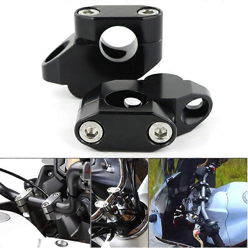 For Yamaha FZ1 FZ6 FZ16 FZ8 Fazer MT-15 MT-25 MT-03 XJR 400 22mm 7/8" Handle Bar Riser Back Moved Up Handlebar Mounting Risers