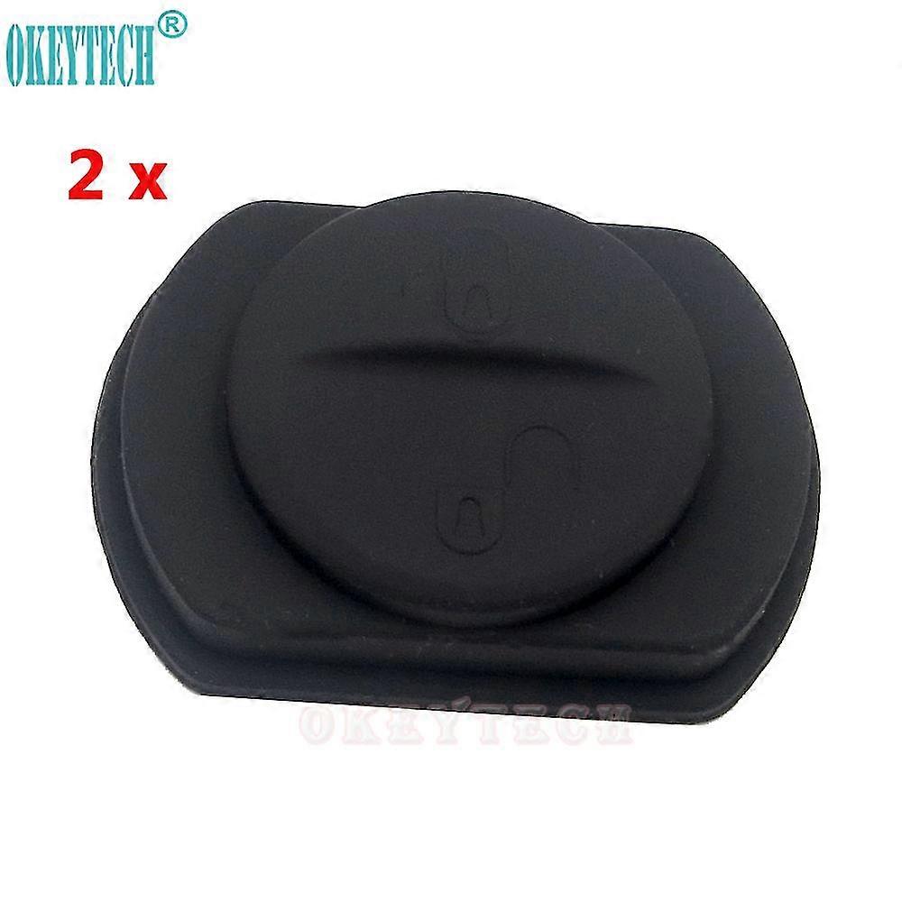 2pcs Push Button Key Repair For Mitsubishi Colt Warrior 2 Buttons Silicone Button
