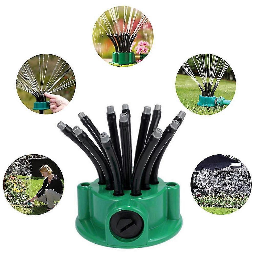 360 درجة أكثر من الرش التلقائي البستنة حديقة المياه فوهة رذاذ سقي زهرة الزهور هو aspersed أدوات الحديقة