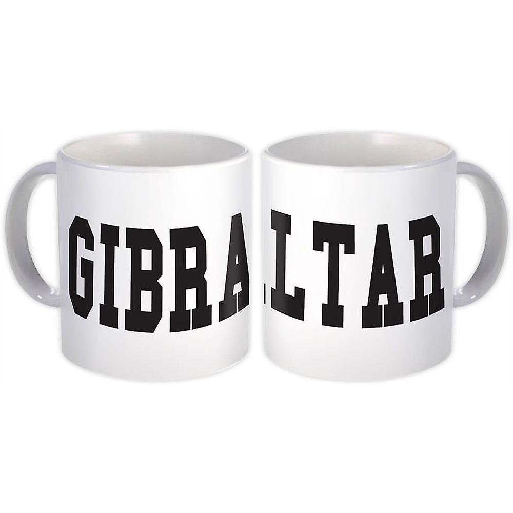 Geschenkbecher: Gibraltar Flagge