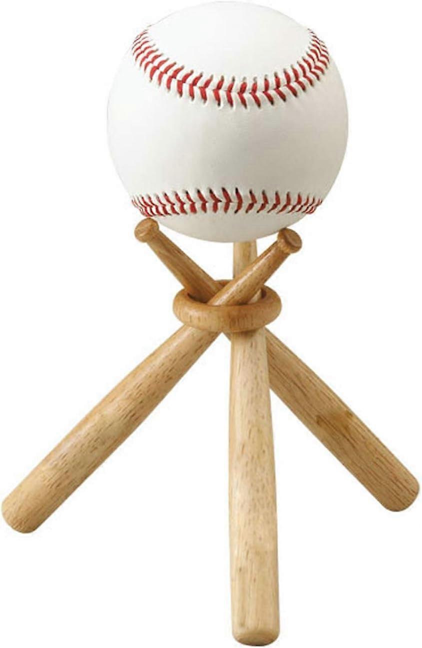 Supporto per baseball in legno - Baseball Stand Display